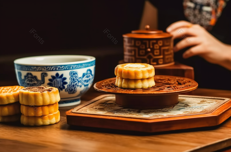蒙古手工奶豆腐月饼烘焙甜心,高清,摄影图,摄影图片,图片大全,摄影图免费下载